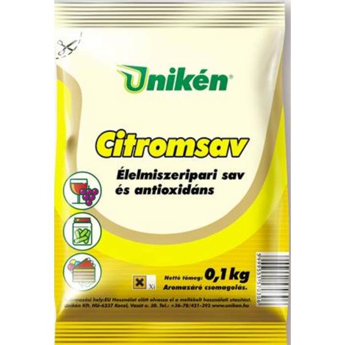 Citromsav 0,1 kg Unikén
