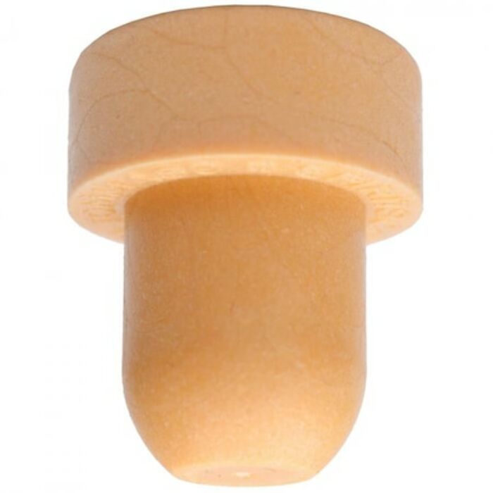 Pálinkás dugó 19,5 mm kalapos szintetikus 10 db-os