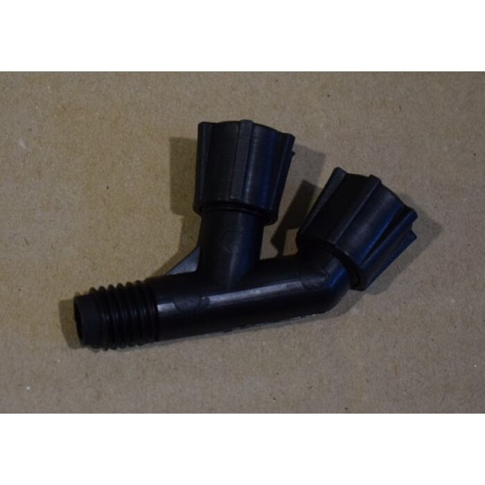 Ikerszórófej műanyag kpl.