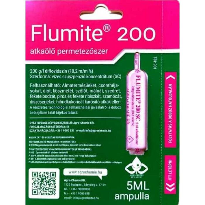 Flumite 200 rovarölő permetezőszer 5 ml ampulla