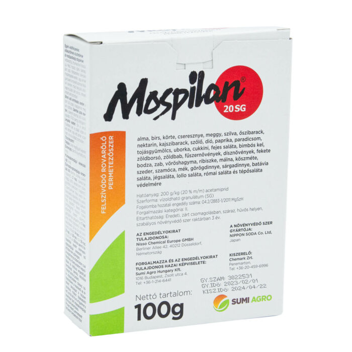 Mospilan 20 SG  rovarölő permetszer, 100 g