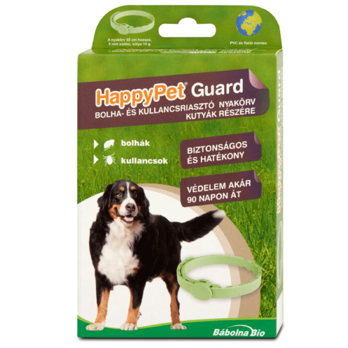 HappyPet Guard bolha és kullancsriasztó nyakörv kutyák részére
