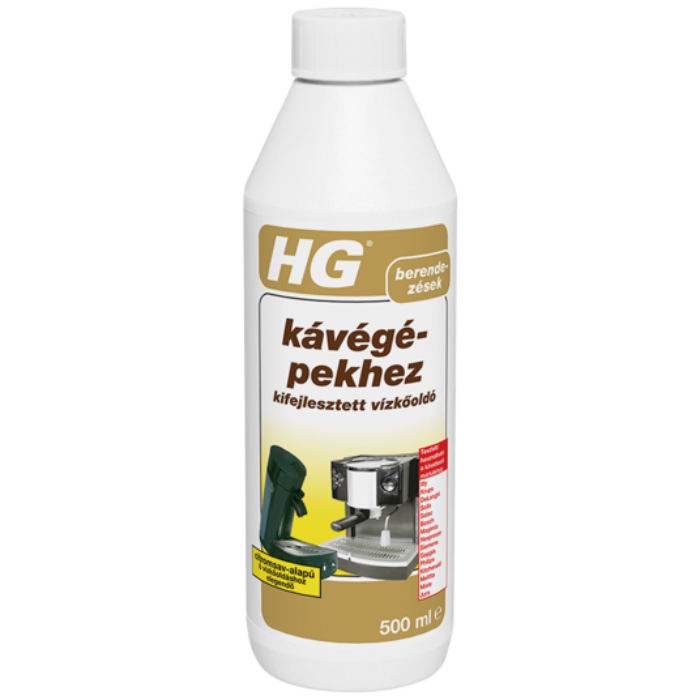 HG kávégépekhez kifejlesztett vízkőoldó