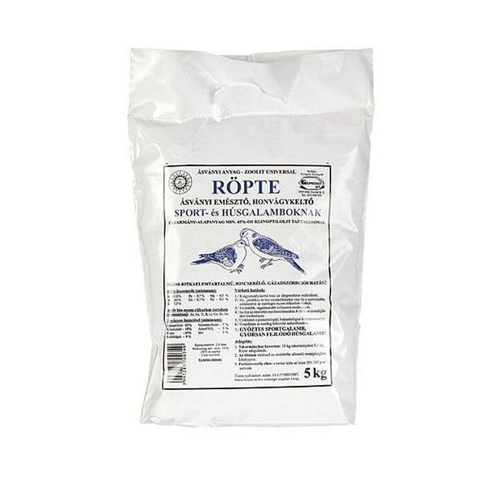 Röpte galambtakarmány adalék 5/1
