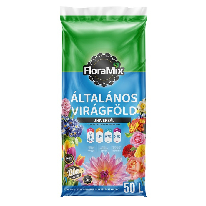 Általános Virágföld FloraMix 50L
