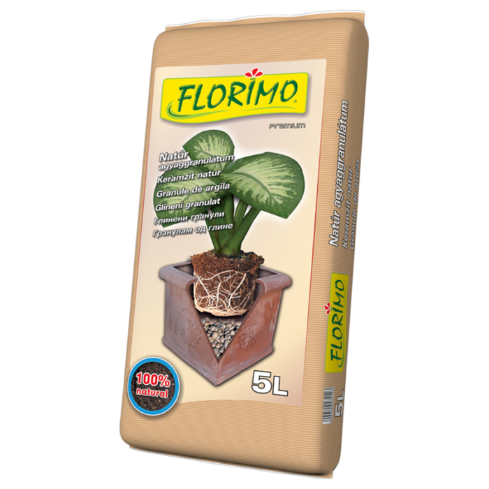 Florimo növényápoló agyaggranulátum 5 l natur