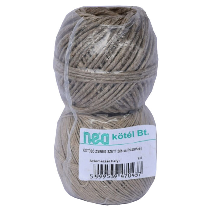 Zsineg--Háztartási szett. 2db/0,60-20m+2/2,50-80m