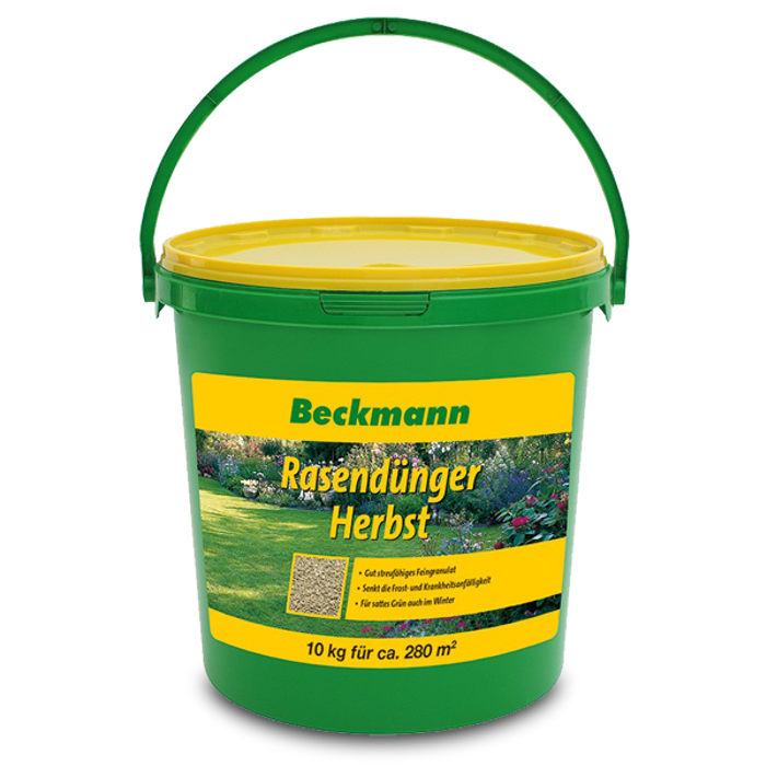 Beckmann őszi gyeptrágya, 10kg, 280m2, 6+5+12