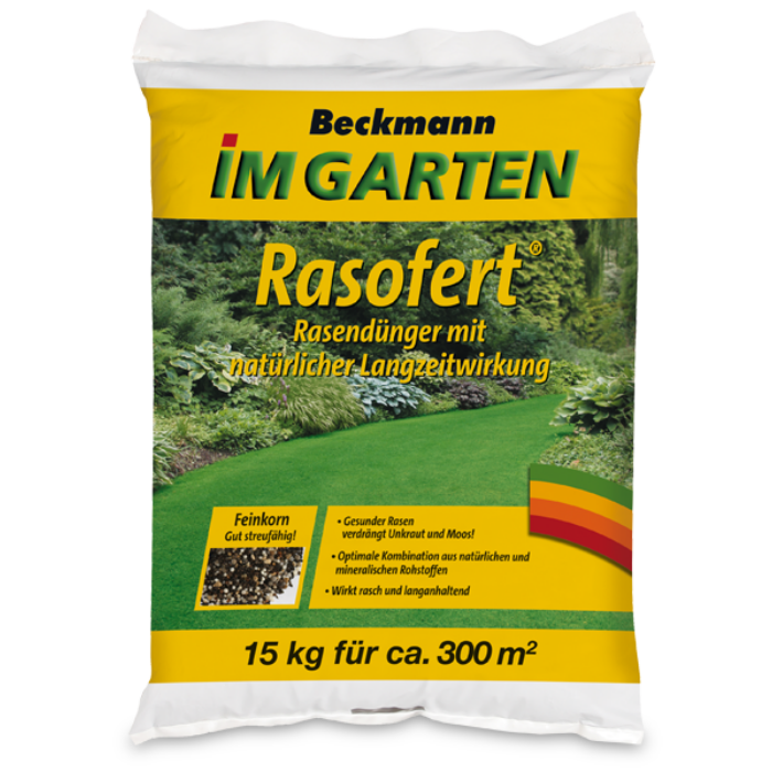 Beckmann Rasofert® hosszú hatású szerves-ásványi gyeptrágya 15 kg
