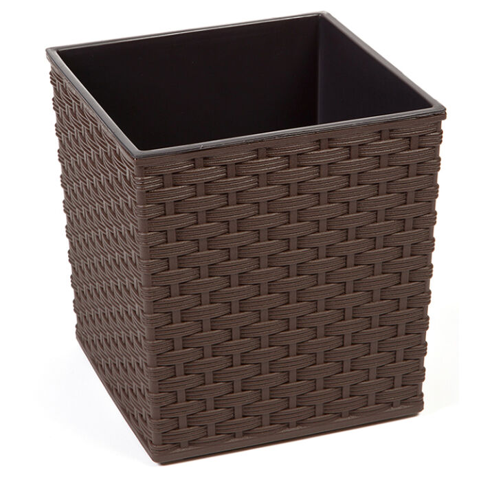 Lamela Juka Rattan kaspó, 25cm, mokka