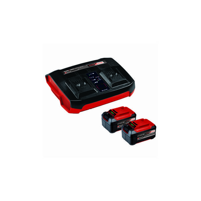 Einhell 2x 5,2Ah &amp; Twincharger Kit PXC induló készlet, Power X-Change