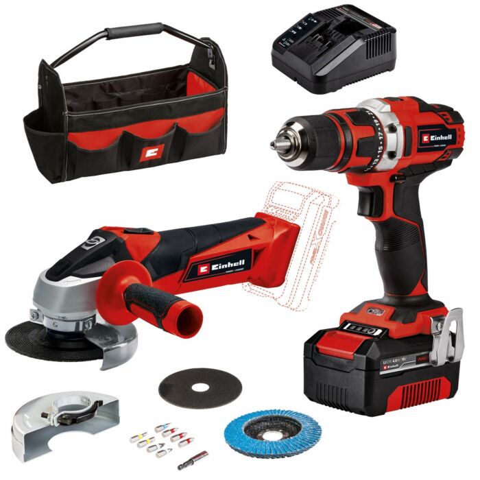 Einhell TE-TK 18/2 Li Kit akkus szerszámgép szett 18V, 4Ah akkuval és töltővel