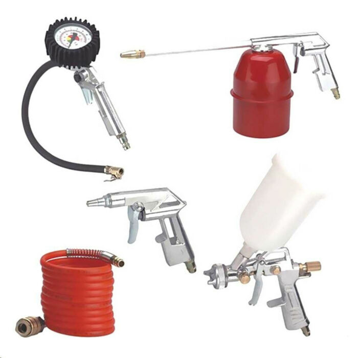 Einhell kompresszor tartozék szett 5 részes (3 méteres tömlővel)