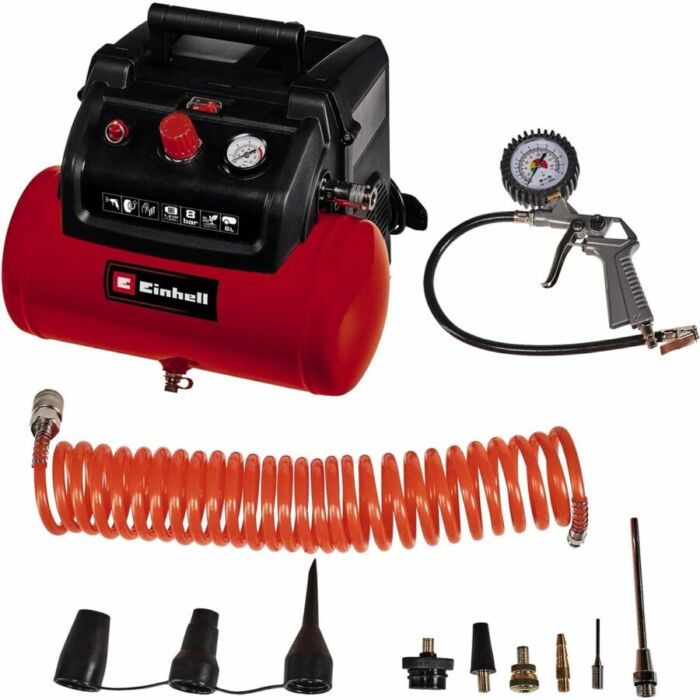 Einhell TC-AC 190/6/8 OF kompresszor, 6L, 8bar