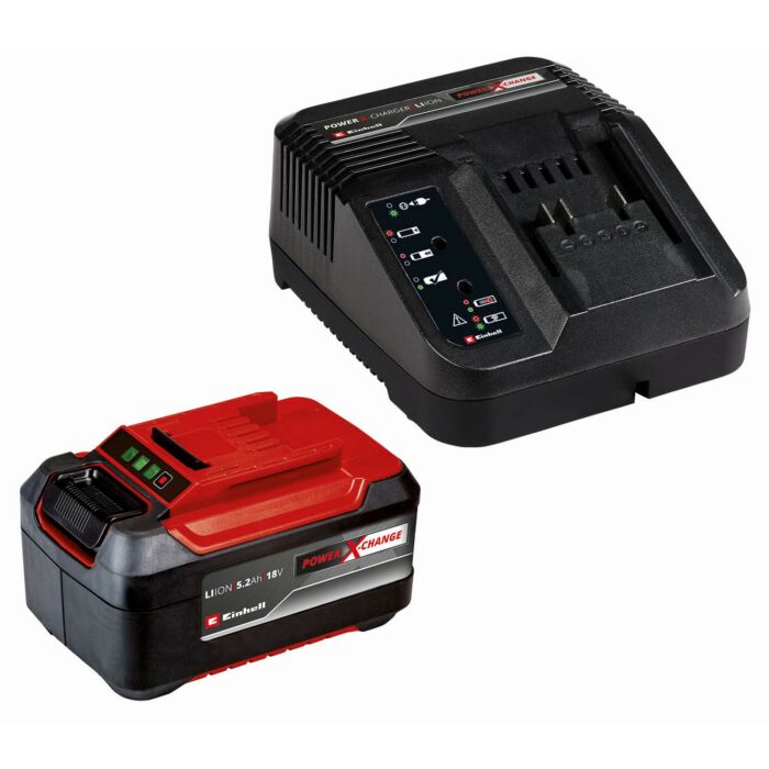 Einhell PXC Starter Kit 5.2Ah akku + 4A töltő