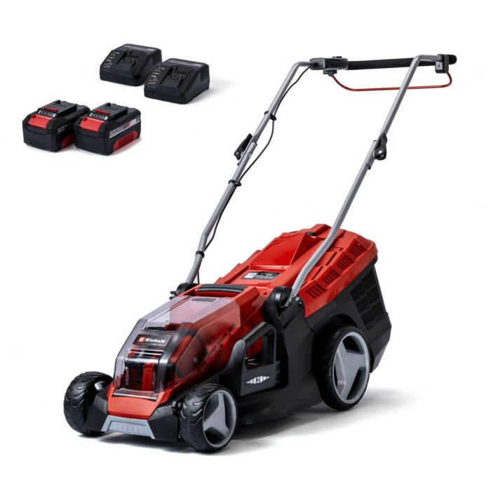 Einhell GE-CM 36/36 Li Kit akkus fűnyíró, 36cm, 36V (2db 4Ah akkuval és töltővel)