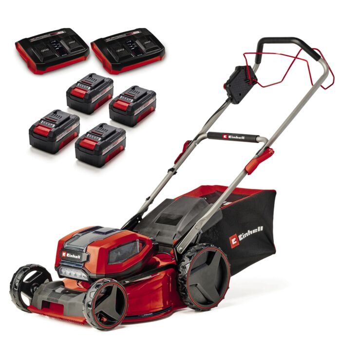 Einhell Professional GP-CM 36/47 S Li BL akkus fűnyíró, 36V, 47cm (4x4Ah akkuval és töltővel) PXC