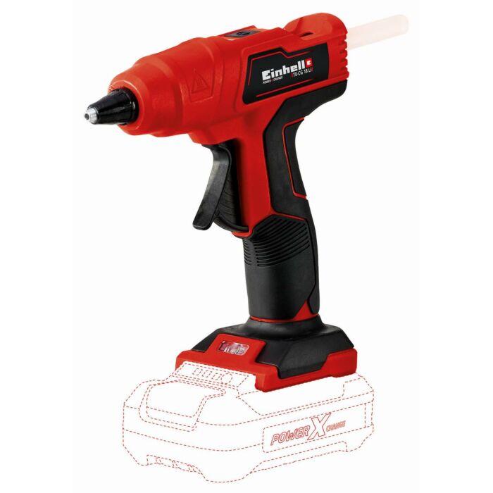 Einhell TE-CG 18 Li - Solo akkumulátoros forró ragasztópisztoly, Power X-Change