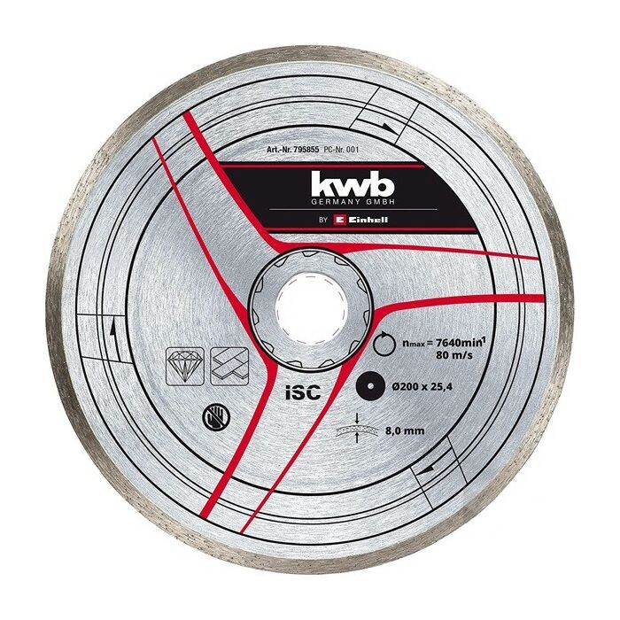 Einhell Gyémánt vágókorong 200x25, 4 mm