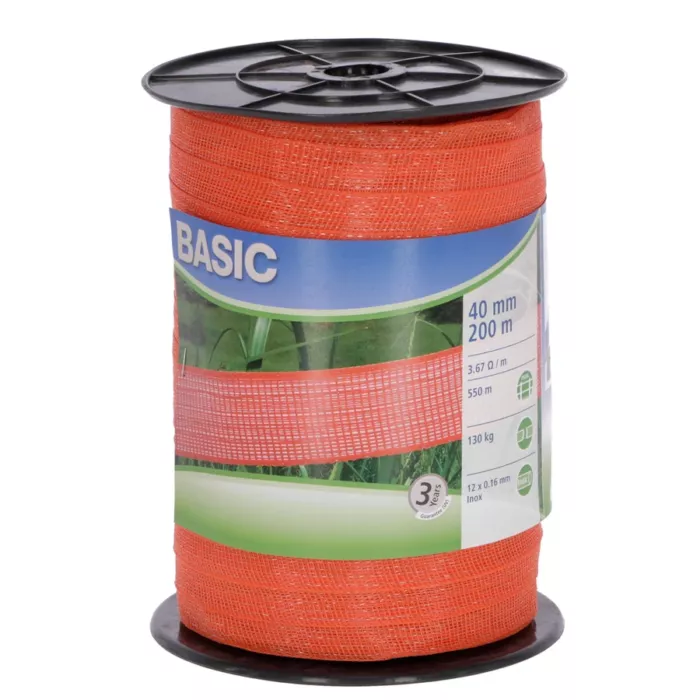 Vp.Szalag Basic Classe 200m/40mm narancs 12x0,16 rm