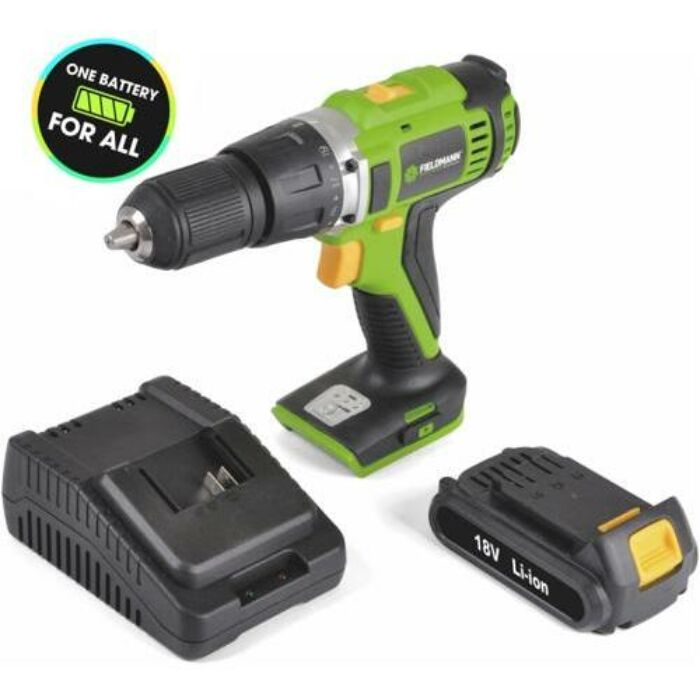 Fieldmann FDUV 50150 akkumlátoros fúró-csavarozó szett Li-ion-18 V