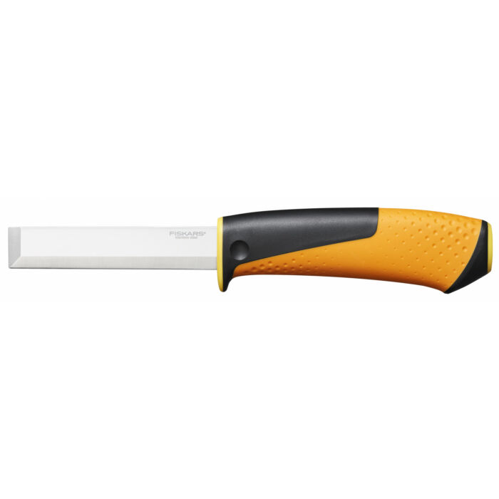 Fiskars ácskés tokba épített élezővel