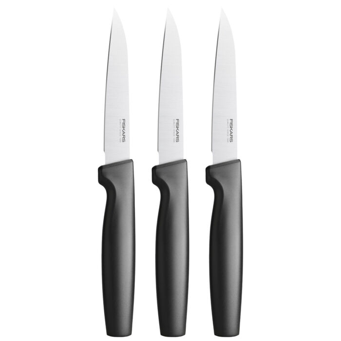 Fiskars általános késkészlet, fekete, 3db-os