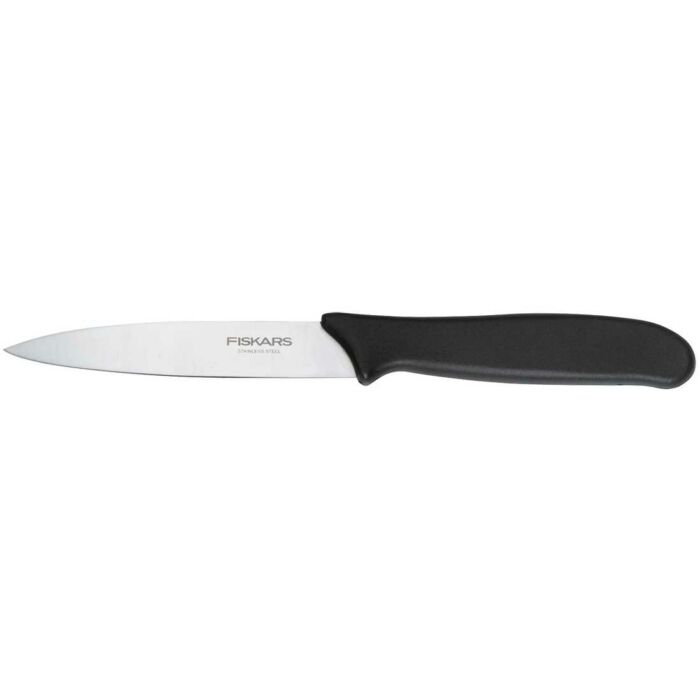 Fiskars Essential hámozókés 10 cm asztali display-ben