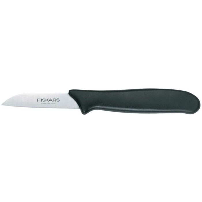Fiskars Essential hámozókés 7cm asztali display-ben