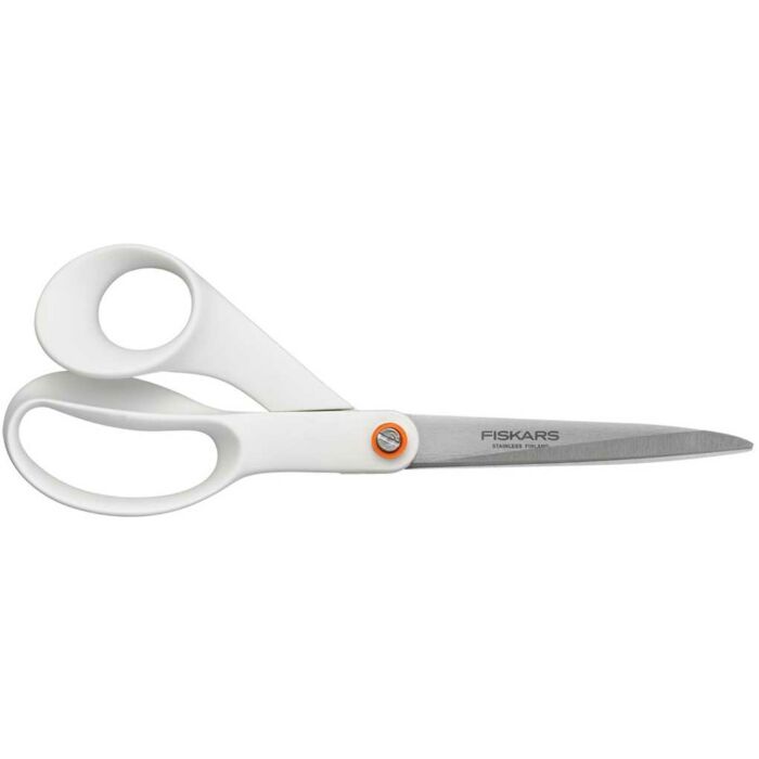 Fiskars általános olló, 21 cm, fehér