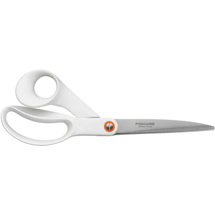 Fiskars nagyméretű általános olló, 24 cm, fehér