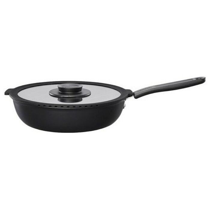 Fiskars FF Rozsdamentes acél párolóserpenyő fedővel, 26cm