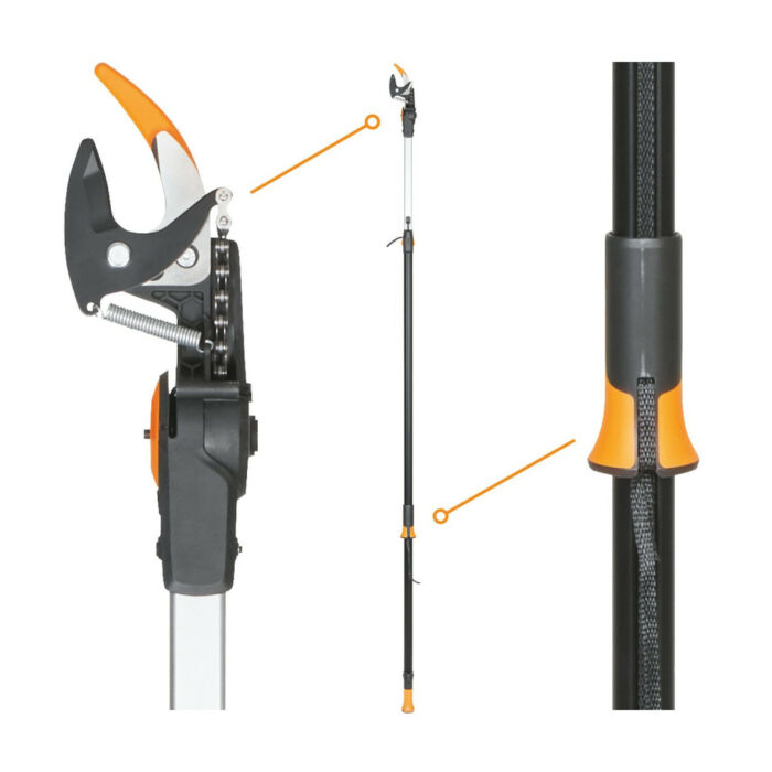 Fiskars PowerGear Teleszkópos ágvágó UPX86 + SingleStep metszőolló P26 szett