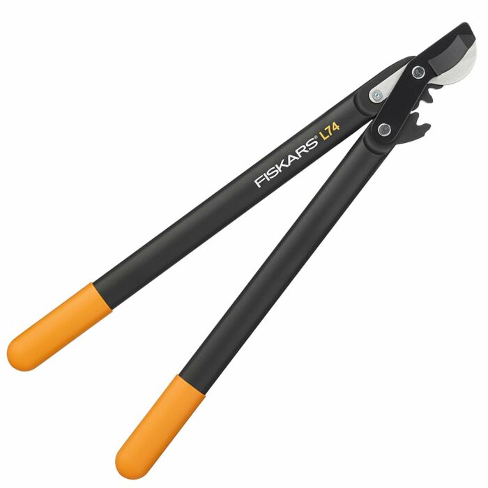 Fiskars PowerGear™ műanyag fogaskerekes ágvágó, horgos fejű (M) méret L74