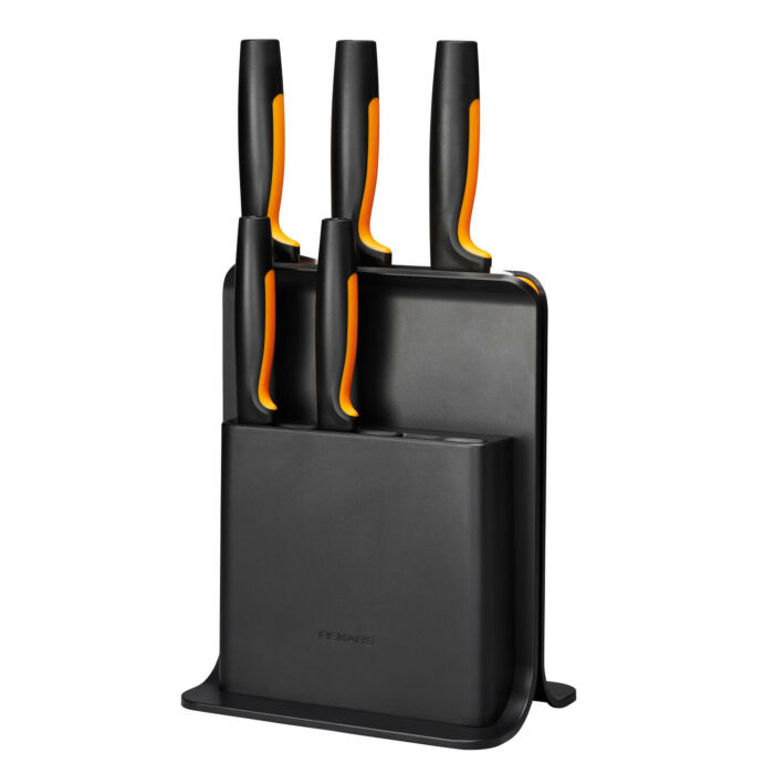 Fiskars Functional Form késblokk, 5 késes, műanyag