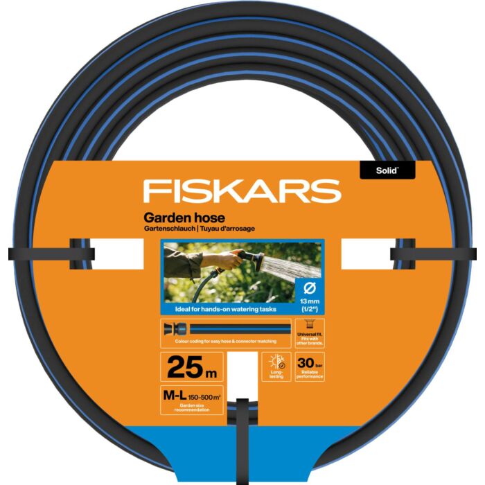 Fiskars Fiskars Solid locsolótömlő 13 mm (1/2) 25m