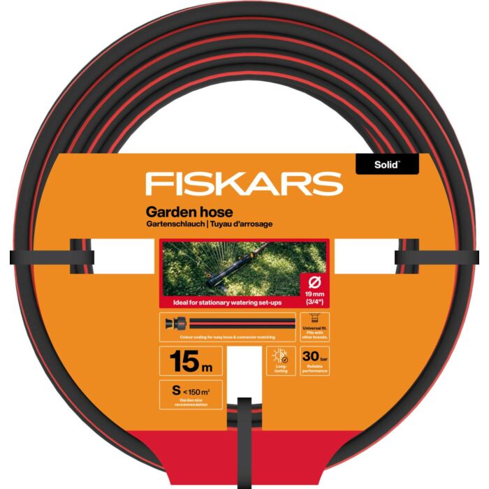 Fiskars Solid™ Kerti tömlő 19mm (3/4”) 15m