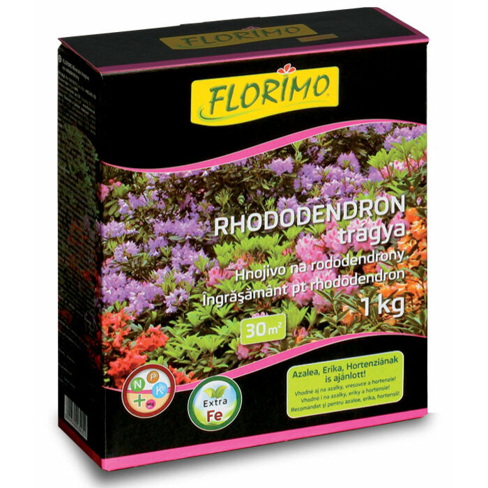 FLORIMO® Rhododendron, azálea, hortenzia trágya, 1 kg-os, dobozos