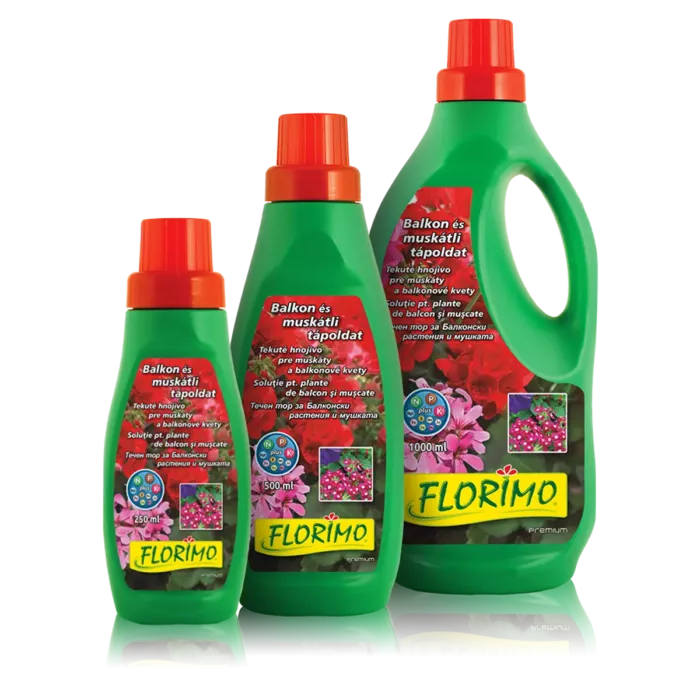 FLORIMO Tápoldat Balkon-Muskátli 1/1