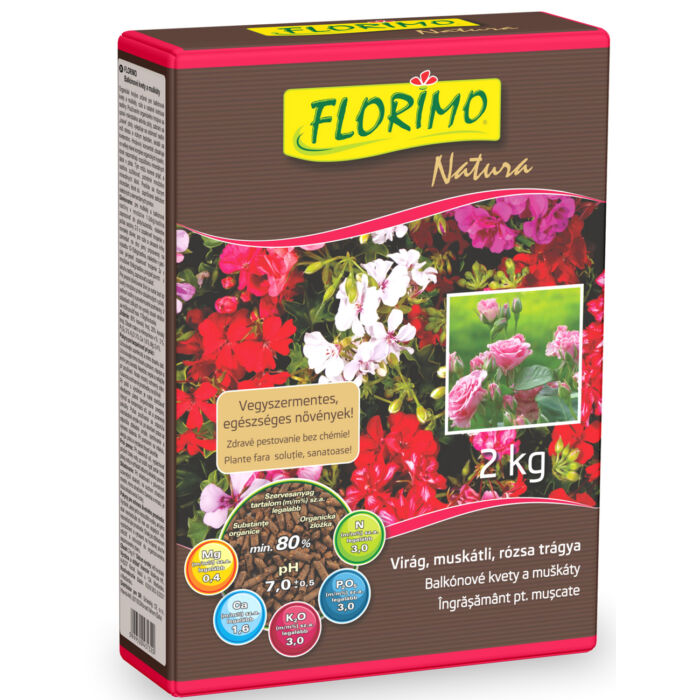 FLORIMO® Natura Balkon és muskátli trágya