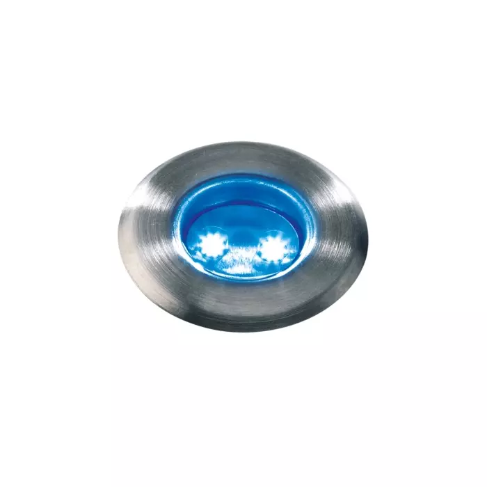 Garden Lights Astrum, süllyesztett lámpa, rozsdamentes, kék, LED 0,5 W IP68