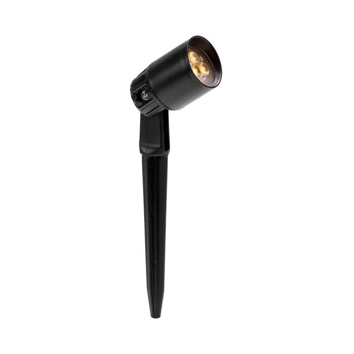 Garden Lights Neso spotlámpa, fekete, led 2W, meleg fehér