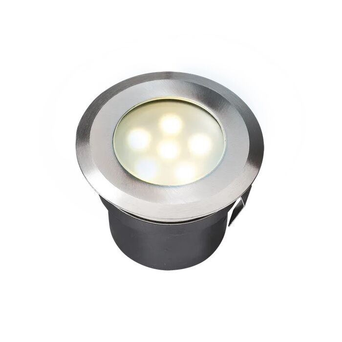 Garden Lights Sirius, süllyesztett lámpa, rozsdamentes, LED 1W meleg fehér