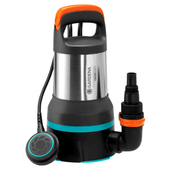Gardena 2in1 merülőszivattyú   tiszta és szennyezett vízhez 15000