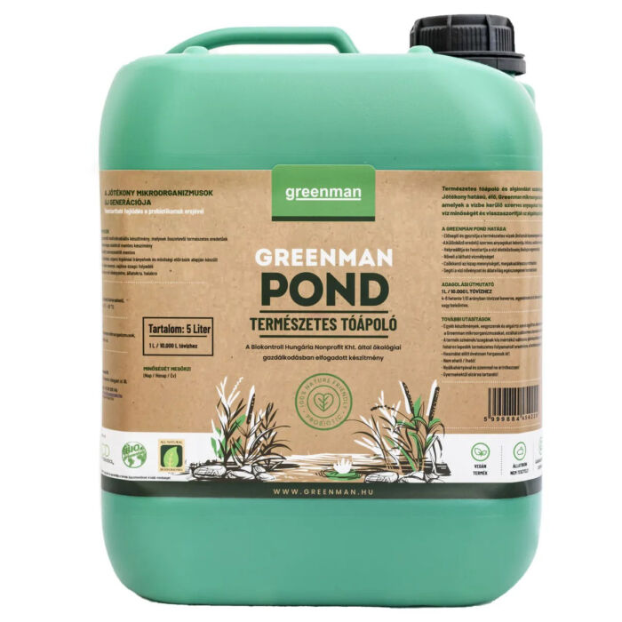 Greenman Pond természetes tóápoló és algásodást szabályozó koncentrátum 1 liter
