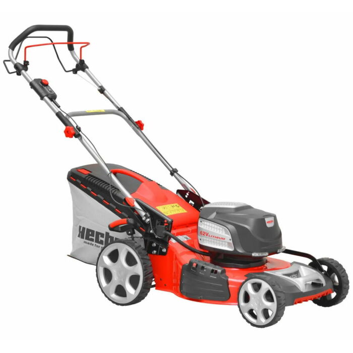 Hecht önjáró, akkus fűnyíró, 62V, 2,5/4Ah, 46cm (akku és töltő nélkül)