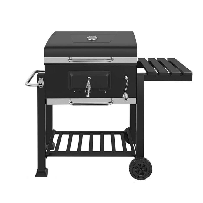 Multifunkciós grillsütő, oldalsó tálcával, üvegnyitóval