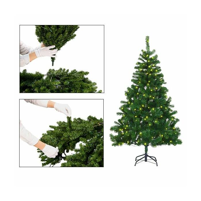 Nordmann műfenyő 210 cm, 1000 ág, ajándék fenyő illatosítóval