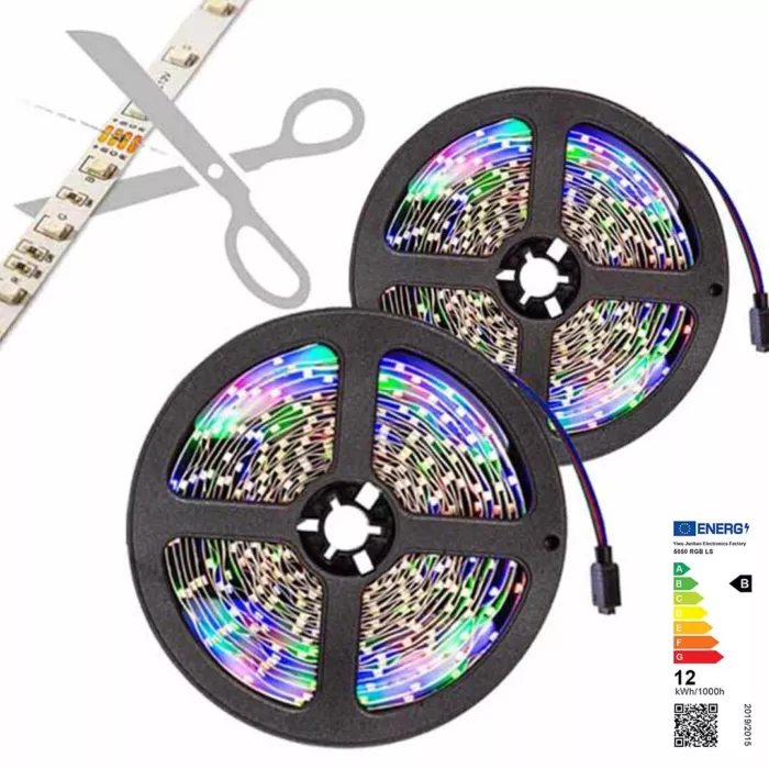RGB5050 programozható LED szallag 5 m