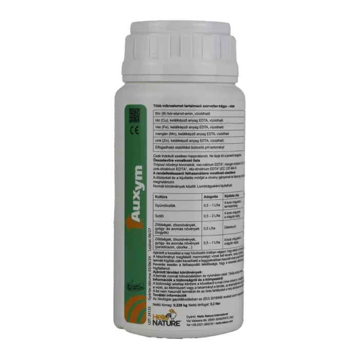Auxym 100%-ban trópusi növények kivonatából készült, természetes biostimulátor 200 ml